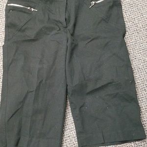 Black dressy Bermuda Shorts